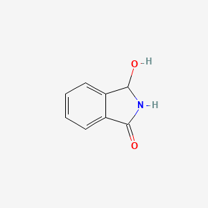 molecular formula C8H7NO2 B1604779 1H-Isoindol-1-one, 2,3-dihydro-3-hydroxy- CAS No. 26486-93-1