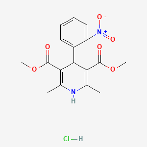 molecular formula C17H19ClN2O6 B1604785 Nifedipine-hydrochloride CAS No. 60299-11-8