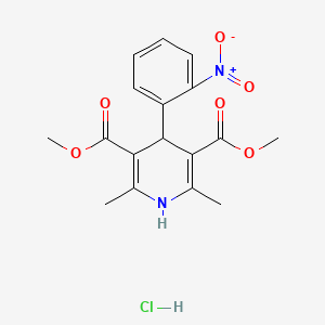 molecular formula C17H19ClN2O6 B1604785 Nifedipine hydrochloride CAS No. 60299-11-8