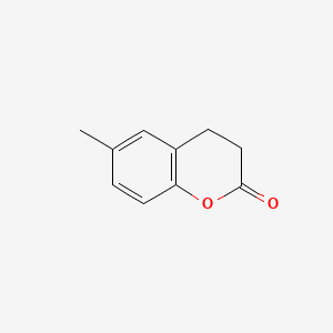 molecular formula C10H10O2 B1604788 3,4-Dihydro-6-methylcoumarin CAS No. 92-47-7
