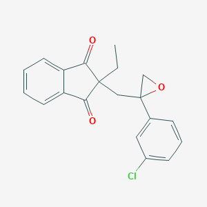 molecular formula C20H17ClO3 B160479 Indanofan CAS No. 133220-30-1