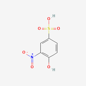 molecular formula C6H5NO6S B1604791 4-Hydroxy-3-nitrobenzenesulphonic acid CAS No. 616-85-3