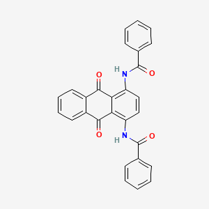 molecular formula C28H18N2O4 B1604795 N,N'-(9,10-Dihydro-9,10-dioxoanthracene-1,4-diyl)bisbenzamide CAS No. 2987-68-0