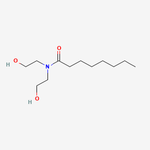 molecular formula C12H25NO3 B1604801 N,N-Bis(2-hydroxyethyl)octanamide CAS No. 3077-30-3