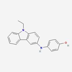 Phenol, 4-[(9-ethyl-9H-carbazol-3-yl)amino]-