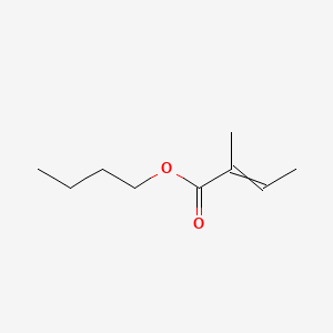 molecular formula C9H16O2 B1604816 butyl (Z)-2-methylbut-2-enoate CAS No. 7785-64-0