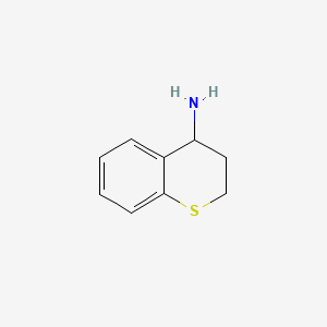 molecular formula C9H11NS B1604818 3,4-dihydro-2H-thiochromen-4-amine CAS No. 93192-72-4