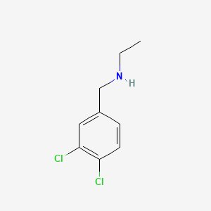 molecular formula C9H11Cl2N B1604820 N-(3,4-Dichlorobenzyl)ethanamine CAS No. 68621-16-9