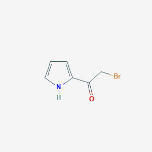 molecular formula C6H6BrNO B1604824 2-bromo-1-(1H-pyrrol-2-yl)ethanone CAS No. 73742-16-2
