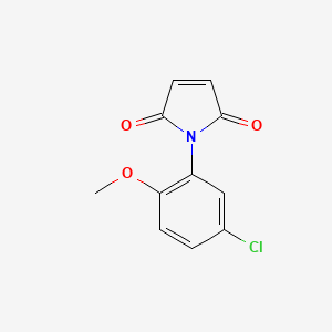 molecular formula C11H8ClNO3 B1604830 1-(5-chloro-2-methoxyphenyl)-1H-pyrrole-2,5-dione CAS No. 39900-81-7