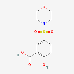 molecular formula C11H13NO6S B1604832 2-羟基-5-(吗啉-4-磺酰基)-苯甲酸 CAS No. 91134-85-9