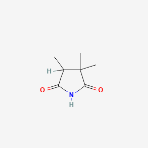 molecular formula C7H11NO2 B1604834 3,3,4-Trimethylpyrrolidine-2,5-dione CAS No. 61748-86-5