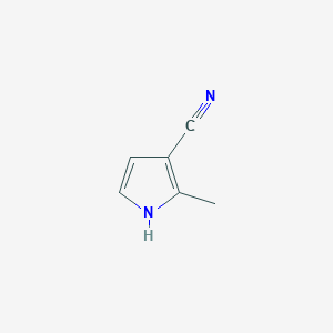 molecular formula C6H6N2 B1604837 2-甲基-1H-吡咯-3-碳腈 CAS No. 26187-27-9