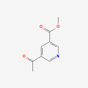 molecular formula C9H9NO3 B1604841 Methyl 5-acetylnicotinate CAS No. 38940-61-3