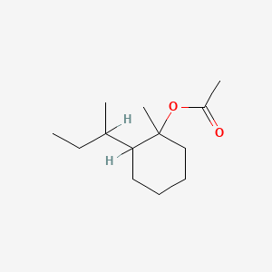 molecular formula C13H24O2 B1604850 1-Methyl-2-(1-methylpropyl)cyclohexyl acetate CAS No. 72183-75-6
