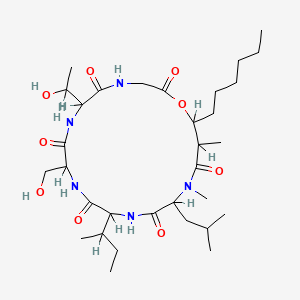 molecular formula C32H57N5O9 B1604857 Globomycin CAS No. 67076-74-8