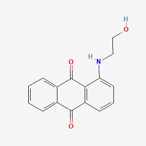 molecular formula C16H13NO3 B1604869 9,10-Anthracenedione, 1-[(2-hydroxyethyl)amino]- CAS No. 4465-58-1