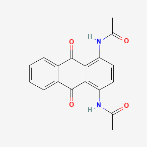 molecular formula C18H14N2O4 B1604871 1,4-Diacetamidoanthraquinone CAS No. 6534-28-7