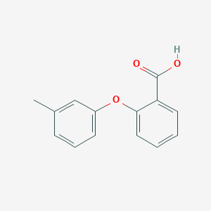 molecular formula C14H12O3 B1604893 2-(3-Methylphenoxy)benzoic acid CAS No. 6338-04-1