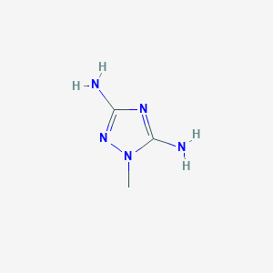 molecular formula C3H7N5 B1604896 1-Methyl-1H-1,2,4-triazole-3,5-diamine CAS No. 25688-67-9