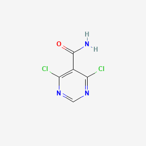 molecular formula C5H3Cl2N3O B1604898 4,6-Dichloropyrimidine-5-carboxamide CAS No. 911461-47-7