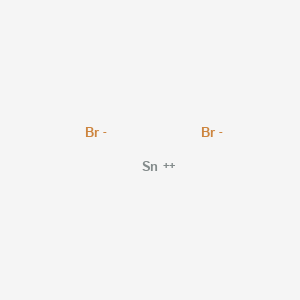 molecular formula SnBr2 B160491 Tin(2+);dibromide CAS No. 10031-24-0