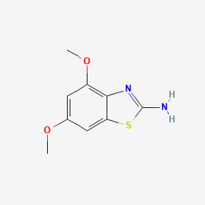 molecular formula C9H10N2O2S B1604912 4,6-Dimethoxy-1,3-benzothiazol-2-amine CAS No. 65948-18-7