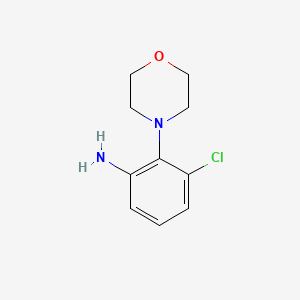 molecular formula C10H13ClN2O B1604913 3-Chloro-2-morpholin-4-ylaniline CAS No. 58785-07-2