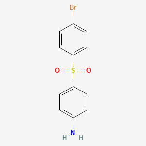 molecular formula C12H10BrNO2S B1604918 4-氨基-4'-溴二苯砜 CAS No. 6626-22-8