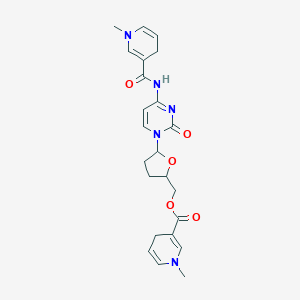 molecular formula C23H27N5O5 B160492 HP2Ddc CAS No. 130006-19-8