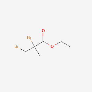 molecular formula C6H10Br2O2 B1604920 Ethyl 2,3-dibromo-2-methylpropanoate CAS No. 71172-41-3