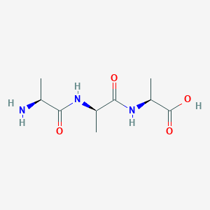 molecular formula C9H17N3O4 B1604925 H-Ala-D-Ala-Ala-OH CAS No. 5874-86-2