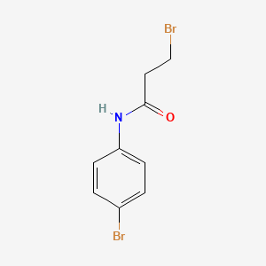 molecular formula C9H9Br2NO B1604926 3-Bromo-N-(4-bromophenyl)propanamide CAS No. 7661-10-1