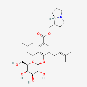 molecular formula C31H45NO8 B1604931 沼泽草碱 CAS No. 34137-24-1