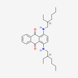 molecular formula C30H42N2O2 B1604933 1,4-Bis[(2-ethylhexyl)amino]anthraquinone CAS No. 29887-08-9