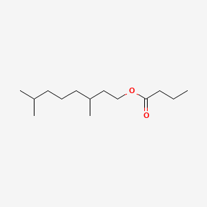 molecular formula C14H28O2 B1604946 3,7-dimethyloctyl butanoate CAS No. 67874-80-0