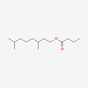 molecular formula C14H28O2 B1604946 Butanoic acid, 3,7-dimethyloctyl ester CAS No. 67874-80-0
