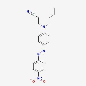 molecular formula C19H21N5O2 B1604947 C.I. Disperse orange 33 CAS No. 69472-19-1