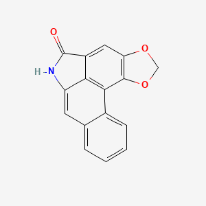 molecular formula C16H9NO3 B1604957 Aristolactam II CAS No. 55610-00-9
