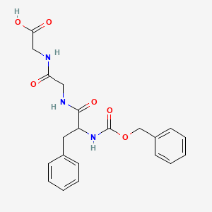 molecular formula C21H23N3O6 B1604961 Z-Phe-Gly-Gly-OH CAS No. 37700-64-4