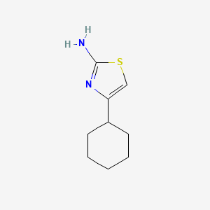 molecular formula C9H14N2S B1604965 4-Cyclohexyl-1,3-thiazol-2-amine CAS No. 7496-55-1