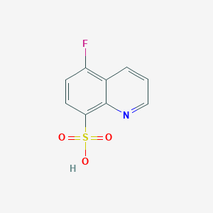 molecular formula C9H6FNO3S B160497 5-Fluoroquinoline-8-sulfonic acid CAS No. 10092-63-4