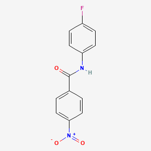 molecular formula C13H9FN2O3 B1604971 N-(4-fluorophenyl)-4-nitrobenzamide CAS No. 347-81-9