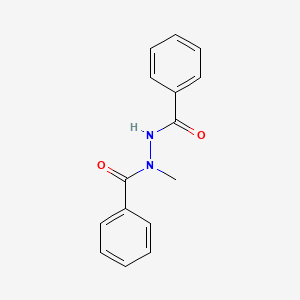 molecular formula C15H14N2O2 B1604977 1,2-Dibenzoyl-1-methylhydrazine CAS No. 21150-15-2