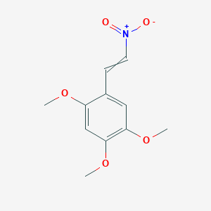 molecular formula C11H13NO5 B1604979 Benzene, 1,2,4-trimethoxy-5-(2-nitroethenyl)- CAS No. 24160-51-8