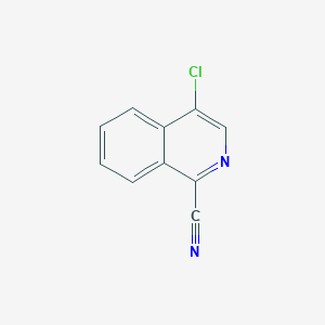 molecular formula C10H5ClN2 B1604980 4-Chloroisoquinoline-1-carbonitrile CAS No. 23994-20-9