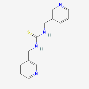 molecular formula C13H14N4S B1604989 N,N'-Bis(3-pyridinylmethyl)thiourea CAS No. 6965-01-1