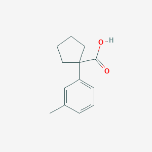 molecular formula C13H16O2 B1604992 1-(3-Methylphenyl)cyclopentanecarboxylic acid CAS No. 75024-23-6