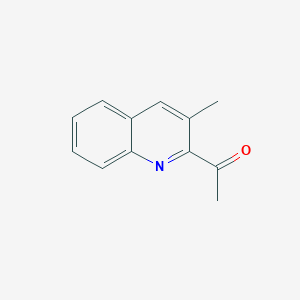 molecular formula C12H11NO B1604995 1-(3-Methylquinolin-2-yl)ethanone CAS No. 66635-61-8