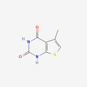 molecular formula C7H6N2O2S B1605001 5-Methylthieno[2,3-d]pyrimidine-2,4(1h,3h)-dione CAS No. 75860-79-6